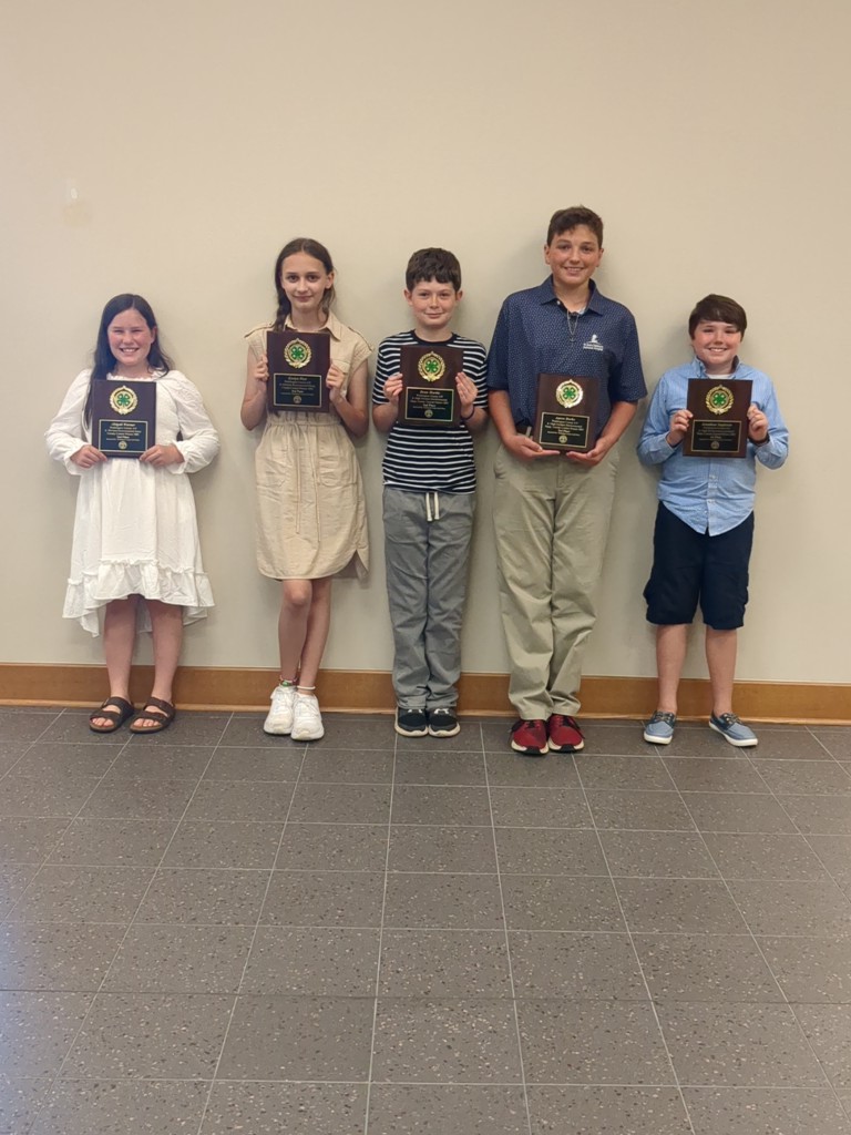 Picture of 4-H Environmental Essay winners